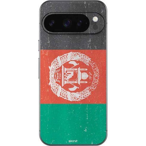 Afghanistan Flag Distressed Google Pixel 9 Pro Skin